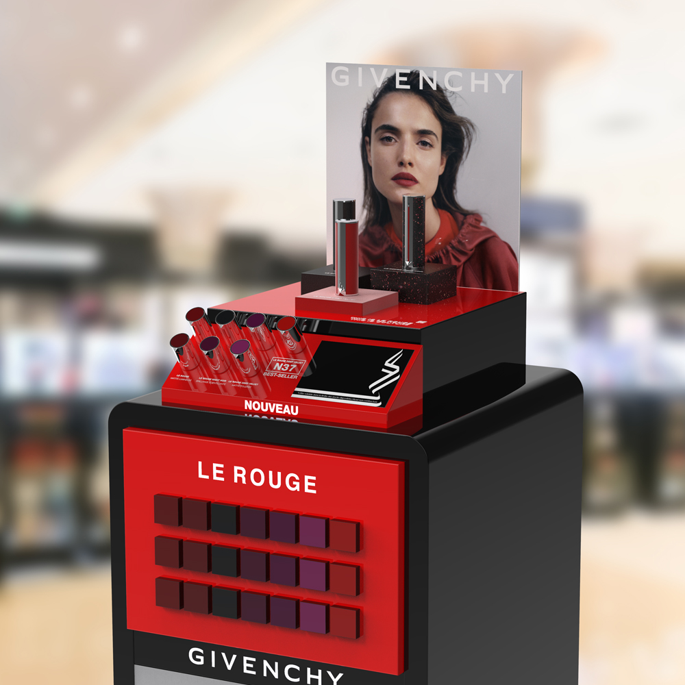 design_volume_colonne_merchandising_givenchy_le_rouge_luxe_maquillage_premium_pascal-riviere_2024