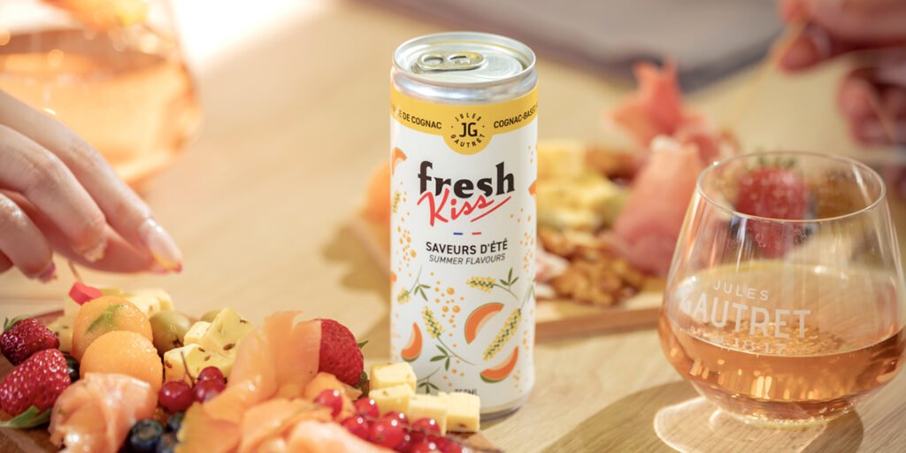 FreshKiss cocktail prêt-à-boire Jules Gautret design packaging canettes